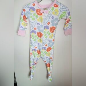 TBBC Baby Girl Tropical Fish and Flower Knit Romper Size 6-12M